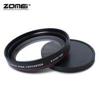 กล้องไนคอน SLR Canon ZOMEI อัลตร้าอิเล็กทรอนิคส์พิเศษบาง UV72 40.5มม. 49มม. 52มม. 55มม. 58มม. 62มม. 67มม. 72มม. 77มม. 0.45X มุมกว้าง