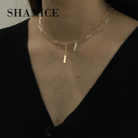 SHANICE S925 sterling silver Choker Necklace For Women Gold Clavicle Chain Statement Collar Female Chocker Fashion Jewelry