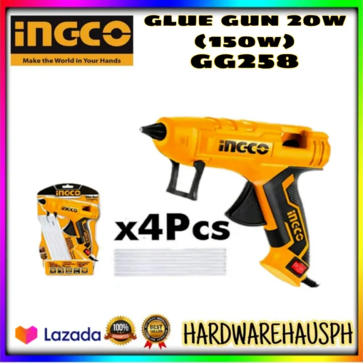 INGCO Glue Gun 20W GG258 | Lazada PH