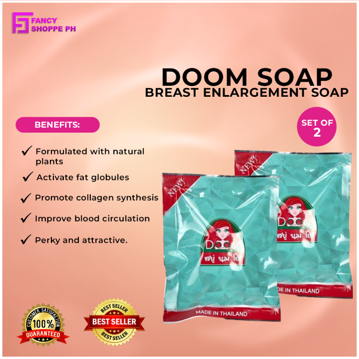 Doom Breast Enhancement Lifting Soap (SET OF 2) Made in Thailand