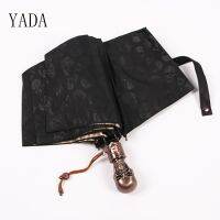 【Ink and green】 YADA BlackHighDesigner DIY Umbrelamen ร่มอัตโนมัติสำหรับบุรุษร่มพับ Windproof YS022