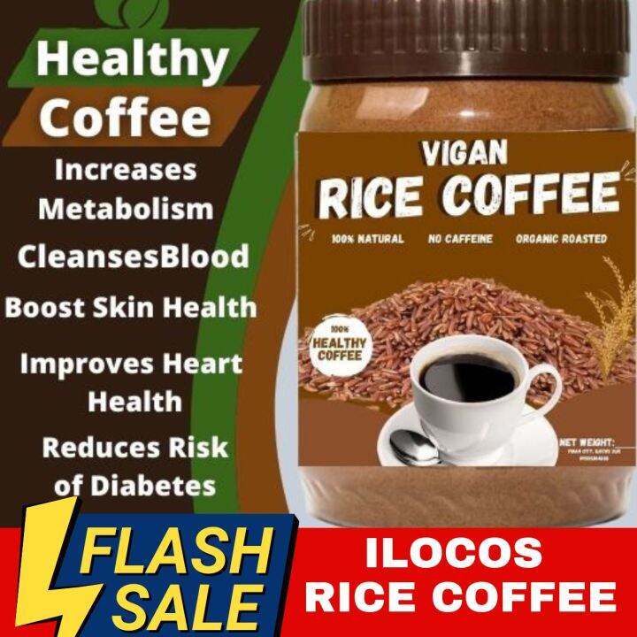 Ilocos Rice Coffee Rice Brown Coffee Good for Acid Reflux Diabetic Gerd Caffaine ILOCOS Organic