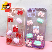 เคสวีโว่/Vivo Y12/Y15/Y17 Y21(2021) เคสมือถือ TPU ขอบสีกันกล้อง กากเพชรกริตเตอร์ไล่สีติดอไหล่มาการอง สีหวานน่ารัก