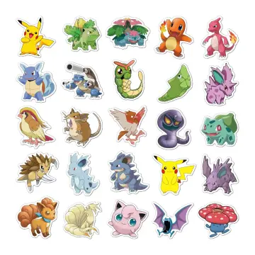 Cartoon Anime Pokemon Stickers, Pokemon Skateboard Stickers