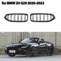 2Pcs รถสไตล์ Gloss สีดำด้านหน้าไต Double Slat Grill Grille สำหรับ BMW Z4 2019 - 2024 G29 Roadster M40i SDrive 25i