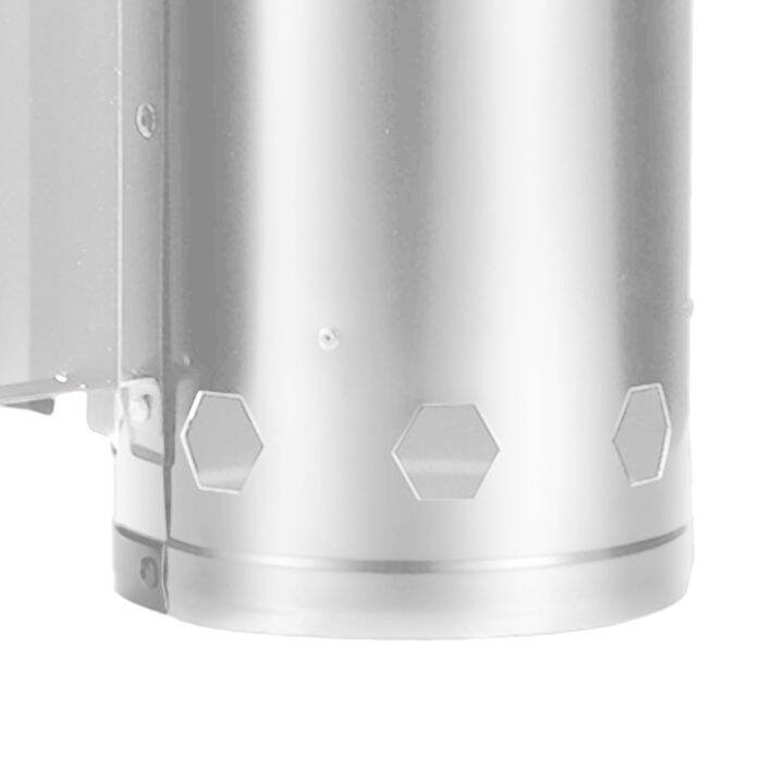 Charcoal Chimney Starter, Rapid Fire Starter Can Wind Inlet Design for