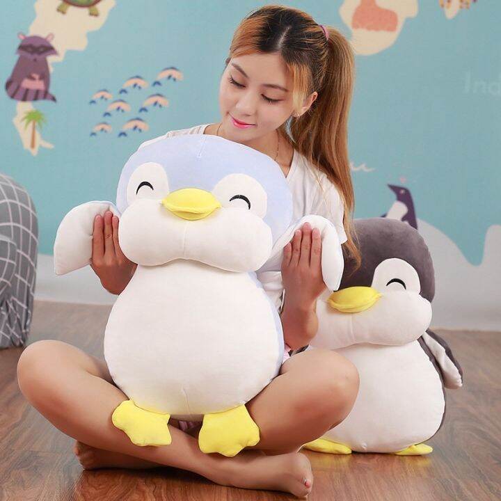 30cm-while-you-were-sleeping-penguin-plushie-marine-animal-soft-cute-fat-penguin-stuffed-collectibl-gift-child-toys