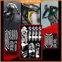 Globetrotter COD【สินค้าเฉพาะจุด】 สติ๊กเกอร์สะท้อนแสงติดจักรยาน 10 แบบ, PVC, 3D, ฟิล์มสะท้อนแสง