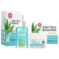 lkrichshop (ขายแพ็คคู่) เซรั่มว่านปลาดาว ครีมว่านปลาดาว Aloe-Vear &amp; Starfish W.250 รหัส.TM1107