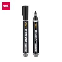 Deli ปากกามาร์คเกอร์ 1.8 มม ปากกาเคมี ปากกาเคมีเขียนซองพลาสติก มาร์คเกอร์ แห้งเร็ว กันน้ำ เขียนติดทนทาน ลบไม่ได้ อุปกรณ์สำนักงาน Permanent Marker