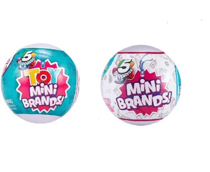 ลูกบอลแบรนด์มินิของเล่นขนาดเล็กใหม่5ลูกประหลาดใจเก็บลูกบอลแบรนด์ของเล่นสะสม-minitoy-เซอร์ไพรส์วันเกิดของขวัญเด็ก
