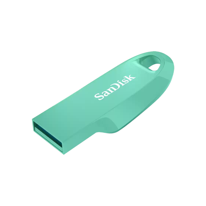 sandisk-ultra-curve-usb-3-2-gen-1-256gb-แฟลชไดร์ฟ-สีเขียวมิ้นท์-ของแท้-ประกันศูนย์-5-ปี