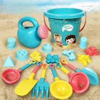 18PCS Summer Beach Toys for Kids Sand Set Beach Game Toy for Children Beach Buckets Shovels Sand Gadgets Water Play Tools
