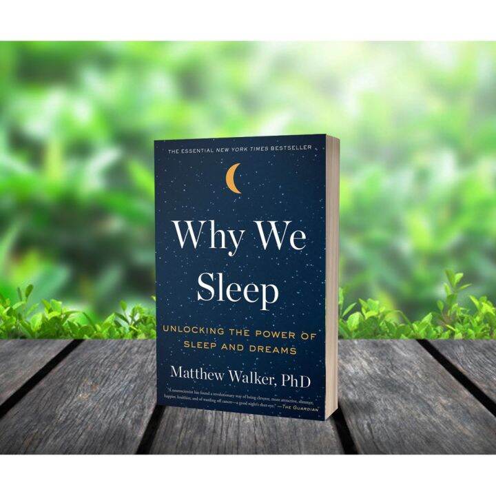 Why We Sleep Book Paper by Matthew Walker, PhD for Young Adult Lazada PH