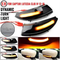 2pcs For Renault KAPTUR CAPTUR J5 H5 Clio IV MK4 4 Lutecia Grandtou Car LED Dynamic Turn Signal Mirror Light 2013 2014 2015 2016Signal Light Assemblie