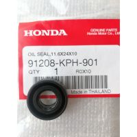 Woww สุดคุ้ม ซีลเกียร์ แท้ศูนย์ (11.6-24-10) Honda Dream, Wave100, Wave125, (Oil Seal 91208-KPH-901) ราคาโปร ปะ เก็ น และ ซีล สำหรับ มอเตอร์ไซค์ ปะ เก็ น ยาง ปะ เก็ น เชือก ปะ เก็ น ปั๊ม ลม