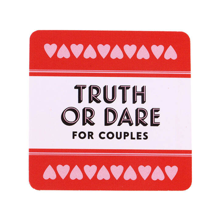 TruthOr Dare For Couples 50 Questions And Challenges Sexy Date Night Card  Game For Couple Naughty