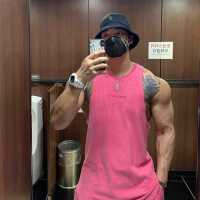 （Ready Stock）? 2022 New Fitness Vest Mens Suit Clothes Wait Lifting Waistcoat I-Shaped Loose Sleeveless T-Shirt Training Wear Sports YY