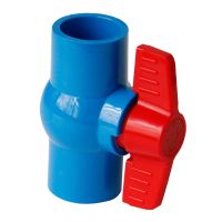 【CW】 20mm 25mm 32mm 40mm 50mm ID Blue PVC Ball Valve Coupler Adapter Water Connector For Aquarium Fish Tank