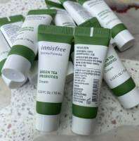 innisfree Green Tea Probiotics Cream ​ครีมเนื้อนุ่ม ที่ช่วยปกป้องผิวจากการถูกทำลาย​ ผสานชาเชียวโปรไบโอติกส์​ 10ml.