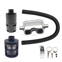 25mm Air intake Filter Silencer Combustion Air Pipe Ducting Pipe Clamps Muffler For Webasto Eberspacher Diesel Parking Heater Haberdashery