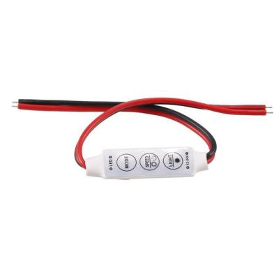 【Worth-Buy】 ที่หรี่ไฟ Dc 12V 1ชิ้น,เดี่ยวสีแอลอีดีควบคุมความสว่าง8ระดับอุปกรณ์ไฟแบบมีฟังก์ชั่นอัตโนมัติ