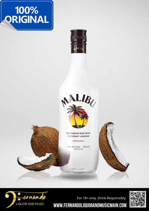 Malibu Coconut Rum Premium Cocktail Mixing Original Lazada PH