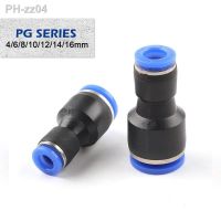 Pneumatic Fittings Plastic Connector PG 4mm 6mm 8mm 10/12/ 16mm Air water Hose Tube Push in Straight Quick Connectors