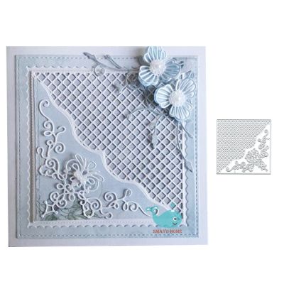 New Design Grid frame background Cutting Dies Scrapbooking Stencils Template Album Paper DIY Cards Craft Embossing Die Cuts  Scrapbooking