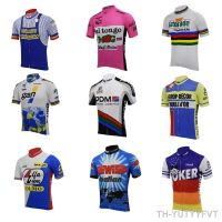 【hot】№❦  9 retro jersey short sleeve summer pink blue white bike bicycle clothes ALUMINIO