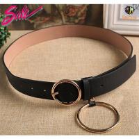 BeeStyle เข็มขัด เข็มขัดผู้หญิง Woman Circle Pin Buckle Belt No. 2255