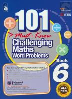 SAP 101 challenging Math Word Problems Book 6 Singapore mathematics 101 required math problems challenge Volume 6 primary school mathematics teaching aids grade 6 English original imported book