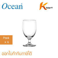 แก้วน้ำดื่ม Ocean Glass - Banquet Water Goblet 308 ml 6 ใบ