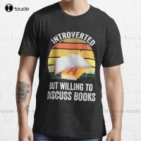 Introvert But Willing To Discuss Books Funny And Sarcastic Gift For Book Lovers And Introverts 1 T-Shirt Beer Shirt Xs-5Xl