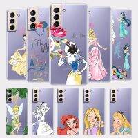 [Hot K] การ์ตูนเจ้าหญิงตลกดิสนีย์เคสโทรศัพท์สำหรับ Samsung กาแล็คซี่ S21 S22 S20 FE S9 S10พิเศษบวกกับเคสซิลิโคนใสเบา