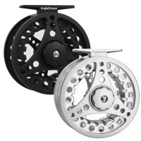 [HOT LIAXLLWISAAZH 534] 1/2 3/4 5/6 7/8 WT Fly Fishing Reel ขนาดใหญ่ Arbor Black/sliver ขวาและซ้ายจัดการอลูมิเนียม Fly Reel 2 1 Ball แบริ่ง