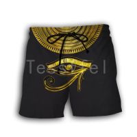 Egyptian Pharaoh Anubis Horus 3D Printed 2023 New Fashion Summer Casual Shorts Men/Women Harajuku Loose Beach Style-33