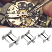 3Piece Metal Watch Movement Holder Fixed Base Watch Repair Maintenance Tool Metal for Watchmaker Multi Function Vise Clamp