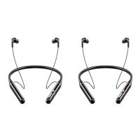 2X S650 100 Hours Bluetooth Earphones Stereo Wireless Neckband Noise Cancelling Sports Running Headset