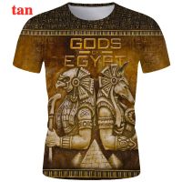 2023 newEgyptian Symbols Hip Hop Cool T-shirt R 3d Printed T-shirt Menwomen Street Casual Short Sleeved Harajuku T-shirt