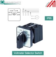 CAM SWITCH / Voltmeter Selector switch / สวิทช์เลือกแรงดันไฟฟ้า - BENEDICT (Made in Austria)