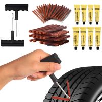 Hans1 Car Tire Repair Tools Set Motorcycle Tyre Puncture Tubeless Repairing with Glue Rubber Stripes Accessories