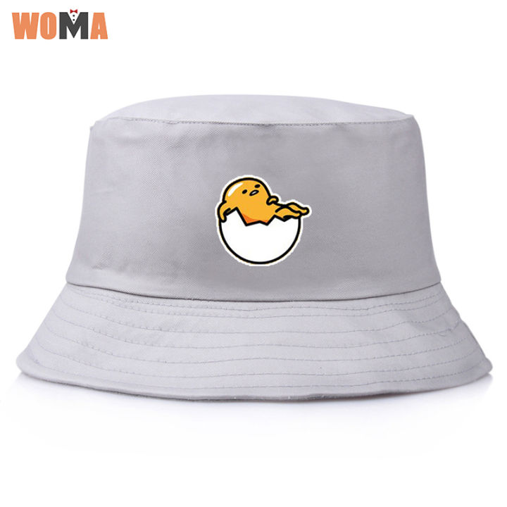 woma-หมวกบังแดดปิดหน้าญี่ปุ่นหมวกบังแดดพิมพ์ลายการ์ตูนน่ารักหมวกชาวประมงสำหรับผู้ชาย