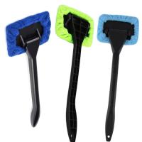 Car Mop Cleaning Windows Windshield Fog Cleaning Tool Brush Washing Rag Wipe Duster Home Office Auto Windows Glass Cloth New