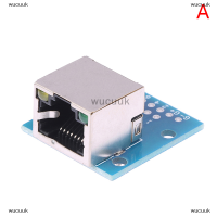 wucuuk RJ45 Network PORT ADAPTER Crystal HEAD FEMALE SOCKET Circuit Board พร้อมไฟ