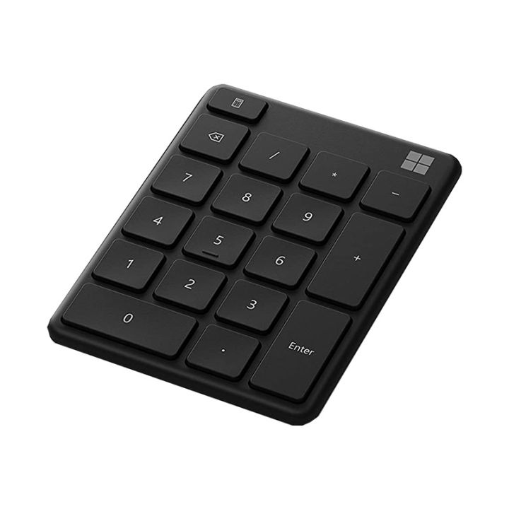 microsoft-number-pad-bluetooth-คีย์บอร์ดตัวเลขไร้สาย-เชื่อมต่อผ่านบลูทูธ-สีดำ