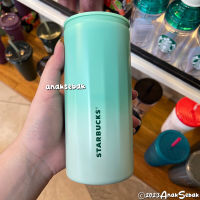 pengwei Starbucks แก้วน้ําสเตนเลส ไล่โทนสี สีเขียวมิ้นท์ 12 ออนซ์ 2023