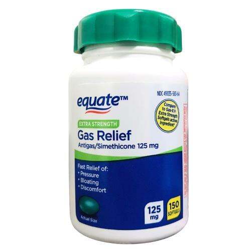 Equate Extra Strength Gas Relief 125mg 150 Softgels Lazada PH
