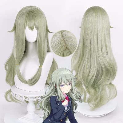 Anime Project SEKAI COLORFUL STAGE! 90Cm Long Kusanagi Nene Green Curly Cosplay Wig Heat Resistant Kusanagi Nene Wigs