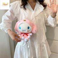 WPOT กระเป๋าใส่เหรียญ ง่าย Kawaii ของขวัญ คุโรมิ สาวๆ สุนัข เด็กๆ กระเป๋าถือ กระเป๋าใส่โทรศัพท์ กระเป๋าสะพายคู่ กระเป๋าผ้าพลัฌ กระเป๋าเป้สะพายหลังลายการ์ตูน